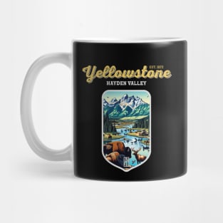 USA - NATIONAL PARK - YELLOWSTONE Hayden Valley - 7 Mug